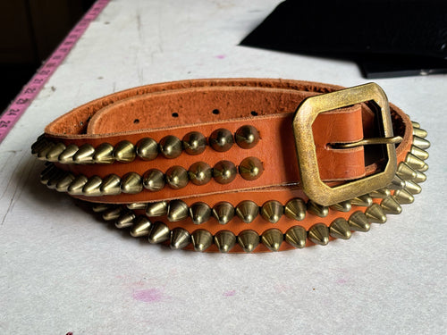 BRASS CAMEL 77 LEATHER BELT